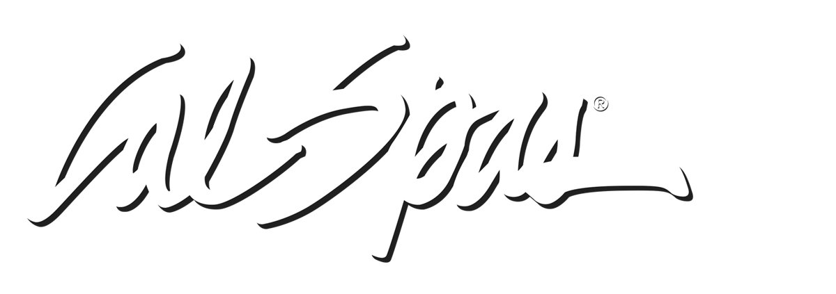 Calspas White logo hot tubs spas for sale Midland